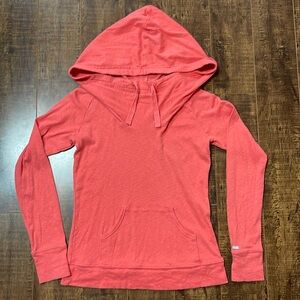 Columbia Cowl Neck hoodie shirt Size S -Coral colour